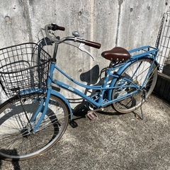 おしゃれなサドル！自転車の画像