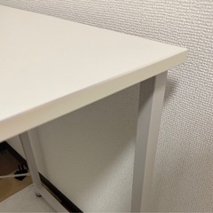 決まりました パソコンデスク　ホワイト(10月10日まで)の画像