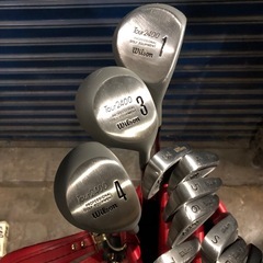 ウィルソン ゴルフクラブ 14本　まとめ売り ゴルフ wilson/KING SLEY/LANKIN/GOLF PRIDEの画像
