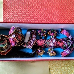 花嫁かんざしセットぷちレンタル￥3800 #154-28 尾長紫金蘭緞子 - 高松市