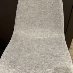 【在庫4点】【展示品・未使用品】チェア グレー ファブリック 🚚自社配送時💳代引き可🚚(現金、クレジット、スマホ決済対応)の画像