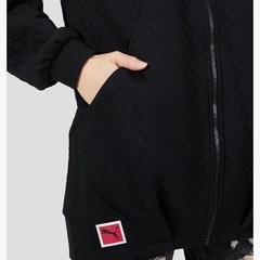 PUMA アウター ジャケット フルジップ ロング ジャケット　Sサイズ　キルティングの画像
