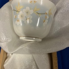 宇野千代　桜柄　湯呑み5個セットの画像
