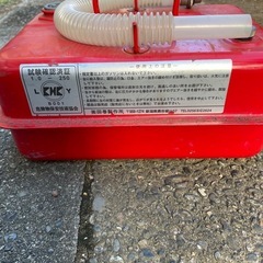 ガソリン携行缶（5リットル）　中古品の画像