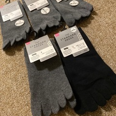 5本指ソックス　　新品のセットの画像