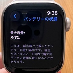 Applewatch７ 41mmGPSタイプの画像
