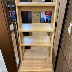 【来店いただける方限定】　ニトリ　チェストラック　ブラウン× ナチュラル　程度B  　【トレファク摂津店】の画像