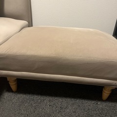LOWYA オットマン付き　1人掛けソファーの画像