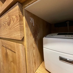 大川家具 
キッチンボード 食器棚 105cm幅の画像
