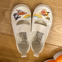 14cm バレイシューズ　キッズ　ベビー　アンパンマンの画像