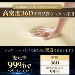三つ折り高反発　セミダブルの画像