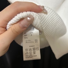 【限定値下げ中】ビッグカラーリブニットトップス ze806の画像