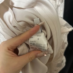 【限定値下げ中】オーガンジーオパール花柄フレアスカートtu523の画像