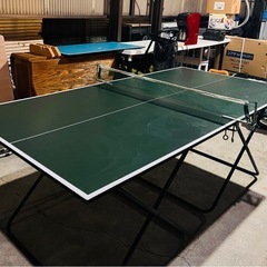 🏓ミズノ 卓球台 18LT-0013（室内用・折りたたみ式）の画像
