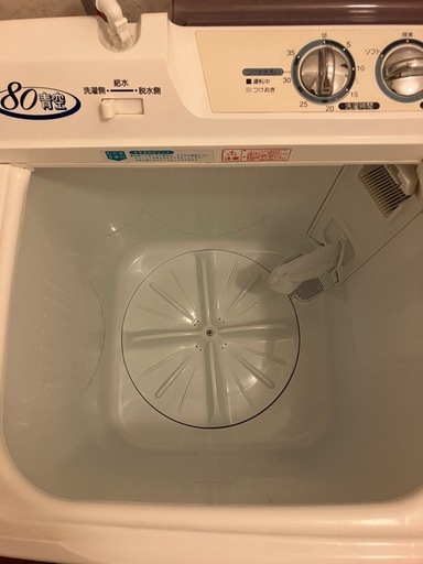 二槽式洗濯機 8kg ホワイト　PS-80S 2022年式