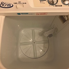 二槽式洗濯機 8kg ホワイト　PS-80S 2022年式の画像