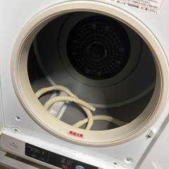 中古美品　日立(HITACHI) 4.0kg 衣類乾燥機 DE-N40WX-W ピュアホワイト乾燥機スタンド 床置き式付き★2018年製の画像