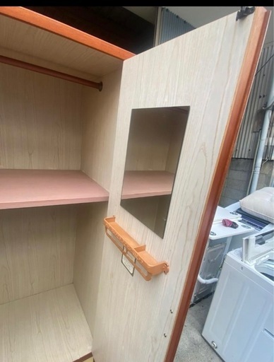 A728♠️木製ワードローブ クローゼット W995×D585×H1800 A728♠️木製ワードローブ クローゼット W995×D585×H1800