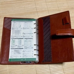 Davinci Super Royce 聖書サイズシステム手帳 DB3006C 本革 ブラウン レイメイ藤井 ダヴィンチ スーパーロイスの画像