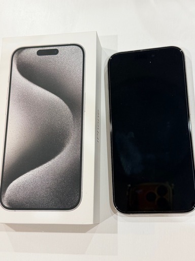 【付属品完備】iPhone15 Pro 256GB SIMフリー ホワイトチタニウム　価格交渉有