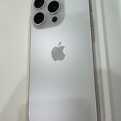 【美品付属品完備】iPhone 15Pro 256GB SIMフリー ホワイトチタニウムの画像