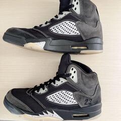 新古品❣️】 エアジョーダン 5 アンスラサイト AIR JORDAN 26cmの画像
