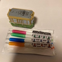 ミニチュア路面電車の画像
