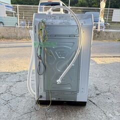 【🌈人気モデル🌈】Hisense 全自動洗濯機 5.5kg コンパクトサイズ！✨簡易清掃・動作確認済み❗️の画像