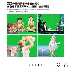 グリーンバック 布 3m x 6の画像