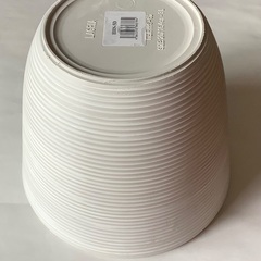 【美品】花器　フラワーアレンジメント　ゴミ箱　小物入れ　雑貨入れ　ホワイト　中型の画像