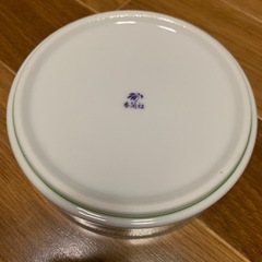 香蘭社　山吹・ペア蓋物の画像