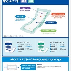①新品４袋セット/尿とりパッド 450ml １袋あたり30枚入りの画像