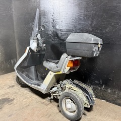 ★支払総額3.0万円★買取強化中！まずはカンタン無料査定まで！ ホンダ ストリーム50 シルバー TB07 旧車！ 状態良好！リアボックス付き！カスタムベースに♪の画像