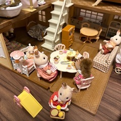 シルバニアファミリー お家 【 赤い屋根の大きなお家の画像