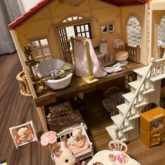 シルバニアファミリー お家 【 赤い屋根の大きなお家の画像