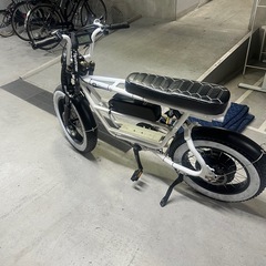 ②引き取り限定　動作品　電動アシスト自転車　カスタム　試乗可能の画像