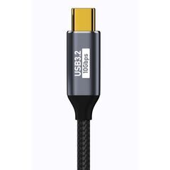 ★ TYPE C ケーブル 2m USB3.2 Gen2 10Gbps L型アングル 高速データ転送 100W PD3.0 4K映像出力ビデオ伝送 タイプC USBC USB C to USB C 高耐久ナイロン編みの画像