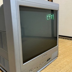 SHARP ブラウン管テレビ 17C-FN70 カラーテレビの画像