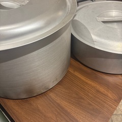 大鍋2個セットEBM アルミ プロシェフ 外輪鍋 42cmの画像