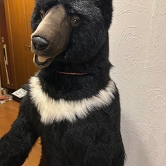 実物大の熊のオブジェ✨熊の注意喚起にも❗️の画像