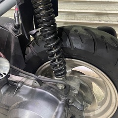 山形発　ホンダ　HF05  リード90(105cc)制作途中　カスタム車両　新品部品の画像