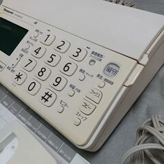 パナソニック　固定電話　ファックス　子機　付きの画像