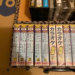 カセットテープ　昭和歌謡　カラオケたくさんの画像