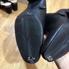 ショートブーツ　黒の画像