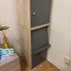 キューブボックス カラーボックス 扉付き 引き出し 収納棚 収納ボックス 収納 の画像