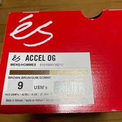 es アクセルOG スケボーシューズ　定価14000円の画像