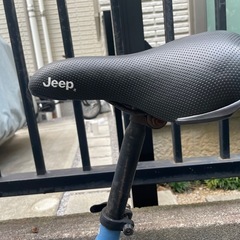 【10/9まで】JEEP 折りたたみ自転車（ブルー）の画像