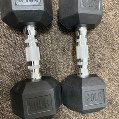 ダンベル　20ポンド　さゆう左右の画像