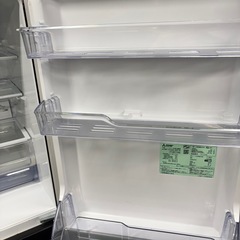 572 三菱　大型冷蔵庫　容量300L〜400L 自動製氷器付き　木目調の画像