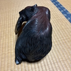 木彫りの熊の画像